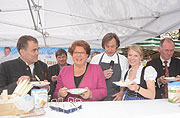 auch die Schellermühle war mit einem Stand und der Küche von Hans Haas präsent (©Foto. Ingrid Grossmann)